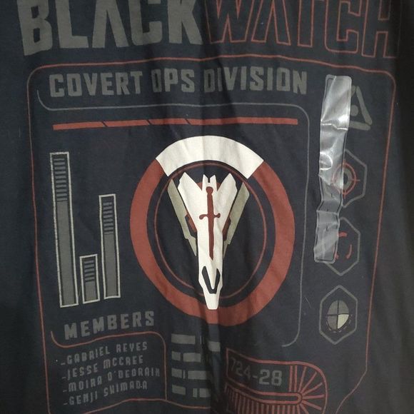 5for$25 Overwatch Black Watch T-Shirt - Picture 2 of 2